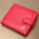 Яркое женское портмоне с блоком для карт из натуральной кожи ST Leather 19471 Красный - изображение 1