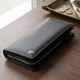 Кожаный женский вертикальный кошелек ST Leather Черного цвета для карт (bg192fash74) - изображение 1