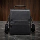Сумка кросс боди через плечо мужская из натуральная кожи Vintage leather-20367 Черная - изображение 13