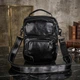 Сумка кросс боди через плечо мужская из натуральная кожи Vintage leather-14437 Черная - изображение 13