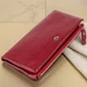 Кошелек-клатч из кожи с карманом для мобильного ST Leather 19311 Бордовый - изображение 1
