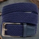 Ремень мужской тканевый Vintage leather-20524 105 см Синий - изображение 10