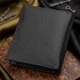 Кошелек женский ST Leather из натуральной кожи горизонтальный черный для прав (bg184fash11) - изображение 3
