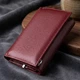 Женский кошелек с монетницей из натуральной кожи ST Leather бордового цвета в три сложения (bg194fash70) - изображение 3