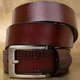 Ремінь чоловічий з натуральної шкіри Vintage 115 см Коричневий (leather-20381) - зображення 8