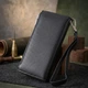 Лаконичный женский вертикальный кошелек-клатч из натуральной кожи ST Leather 22537 Черный - изображение 4