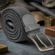 Ремінь чоловічий тканинний Vintage 102 см Сірий (leather-20522) - зображення 9