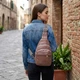 Жіноча сумка через плече із екошкіри вертикального формату Vintage Коричнева (bg227fash86) - зображення 2