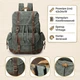Рюкзак вмещает формат А4 Vintage leather-20056 Зеленый - изображение 5
