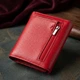 Яскравий жіночий гаманець з монетницею з натуральної шкіри ST Leather 19493 Червоний - зображення 3