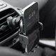 Автомобільний тримач із бездротовою зарядкою Proove Triple Сlamp Pro |5W-15W Max| Black - зображення 2