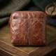 Сумка мужская Vintage из натуральной кожи коричневого цвета маленького размера для дороги через плечо (bg147fash24) - изображение 4