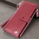 Вертикальный женский кошелек-клатч из натуральной кожи ST Leather бордового цвета для карт и документов (bg225fash35) - изображение 1