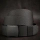 Ремень мужской тканевый Vintage 20227 117 см Черный - изображение 9