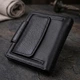 Вертикальний гаманець для жінок з натуральної шкіри з монетницею ST Leather Чорний (bg224fash51) - зображення 3