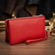 Стильный красный клатч из натуральной кожи для женщин ST Leather большой формата (bg192fash51) - изображение 4