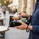 Жіночий гаманець-клатч із двома блискавками з натуральної шкіри ST Leather 22527 Чорний - изображение 10