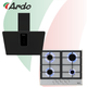 Комплект Варочная поверхность газовая Ardo AMH64GCX4 + Вытяжка кухонная Ardo AHI361EB4 - изображение 1