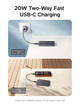 Магнітна батарея Power bank UGREEN Qi2 8.6mm Ultra-Slim 5000 mAh 20W for iPhone - зображення 8