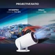 Портативный проектор HY300 PRO 200 ANSI люменов 1280x720 - изображение 7