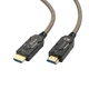 Кабель оптичний армований HDMI 2.1 50m Dtech DT-HF8050BK - изображение 1