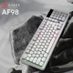 Клавіатура Ajazz AF98 Black USB-C White (AF98-W) - зображення 6