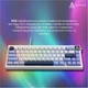 Клавіатура Ajazz AK650 Sea Salt Switch White (AK650-SS-BWB) - зображення 4