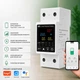 Розумний автоматичний вимикач Wi-Fi смарт автомат 63A 1P+N Tuya Smart Life з лічильником таймером енергомоніторингом - зображення 2