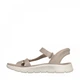Жіночі сандалі Skechers Go Walk Flex Sandal Taupe 39,5 Бежевий 141481-TPE - зображення 3