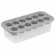Форма для льда с контейнером и лопаткой ICE MAKE 27 х 12 х 7.5 см (R92456) Серый - изображение 3