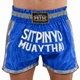 Шорты для тайского бокса и кикбоксинга синие Pride Muay Thai 522 размер XL (50-52) - изображение 1