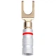 Акустический разъем штекер лопатка вилка Spade Plug Silver/Red ring (48988) - изображение 1