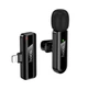 Петличный беспроводной микрофон HOCO L20 Lightning Black для iPhone - изображение 1