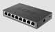 Комутатор D-Link DGS-108 8-port 10/100/1000Base-T Unmanaged Metal Desktop Gigabit Switch (EU Plug) - изображение 2