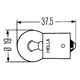 Автолампа розжарювання HELLA Standard R5W BA15s 5W 12V прозора (8GA002071121) - зображення 2