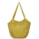 Плетена літня сумка текстиль VivaVerba жовтий 2011 yellow - изображение 1