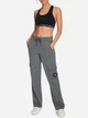 Спортивные штаны на флисе женские Calvin Klein 382225038 L Серые (1159864779) - изображение 3