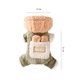 Комбінезон з капюшоном для собак Lesko Lucky 2410SXMJ0173 Green XS тедді з петлею для повідця - зображення 6