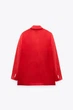 Піджак червоного кольору Zara розмір XS - зображення 9