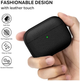 Чехол кожаный для защиты AirPods Pro 3 с кольцом черный - изображение 3
