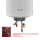Бойлер Mixxus Round Dry EWH-08100 2 кВт 100л сухий ТЕН, вертикальний, білий (WH0610) - зображення 3