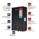 Газова колонка Mixxus Basic GWH-0210 17 кВт 10 л/хв димохідна, черная (WH0023) - зображення 4