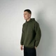 Худі чоловіче з каптуром трикотаж хакі, L-XL - изображение 5