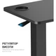 Приставной компьютерный стол OfficePro ODM366BK Black [167772] - изображение 11