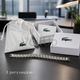 Мужской браслет Lacoste серебристый стальное украшение с крокодилом для стильного подарка - изображение 3