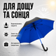 Надміцна парасолька-тростина з телескопічним дренажним чохлом для захисту від дощу вітру та сонця - зображення 4
