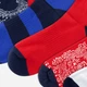 Набор мужских носков высоких хлопковых Ralph Lauren 189923175 One Size 6 пар Синий/Красный (1159865295) - изображение 3