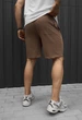 Шорты Мужские Стаф Коричневые Трикотажные С Логотипом Staff Brown Logo XXL (396317) - изображение 2