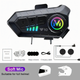 RGB Мотогарнитура для шлема Y10 Bluetooth 5.3 Водонепроницаемая беспроводная интерком-гарнитура с интеллектуальным шумоподавлением - изображение 2