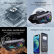 RGB Мотогарнитура для шлема Y10 Bluetooth 5.3 Водонепроницаемая беспроводная интерком-гарнитура с интеллектуальным шумоподавлением - изображение 7